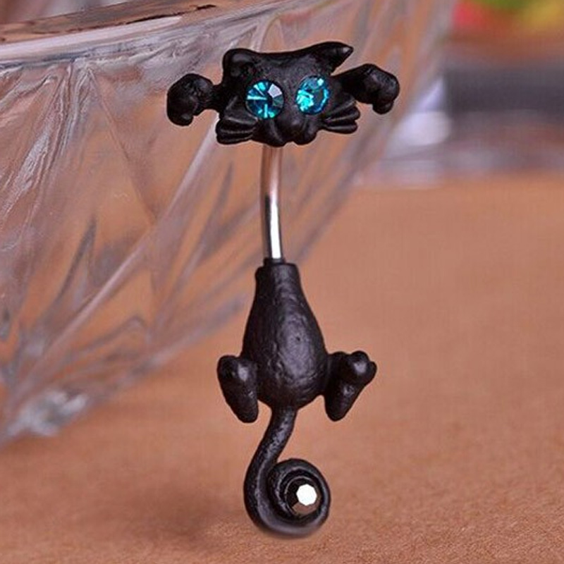 Body Jewelry Brands - Zlxgirl mode femmes mignon oeil vert