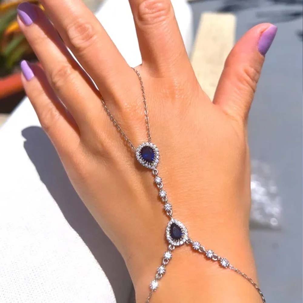 Body Jewelry Dubai - Stonefans – bijoux à main bleu