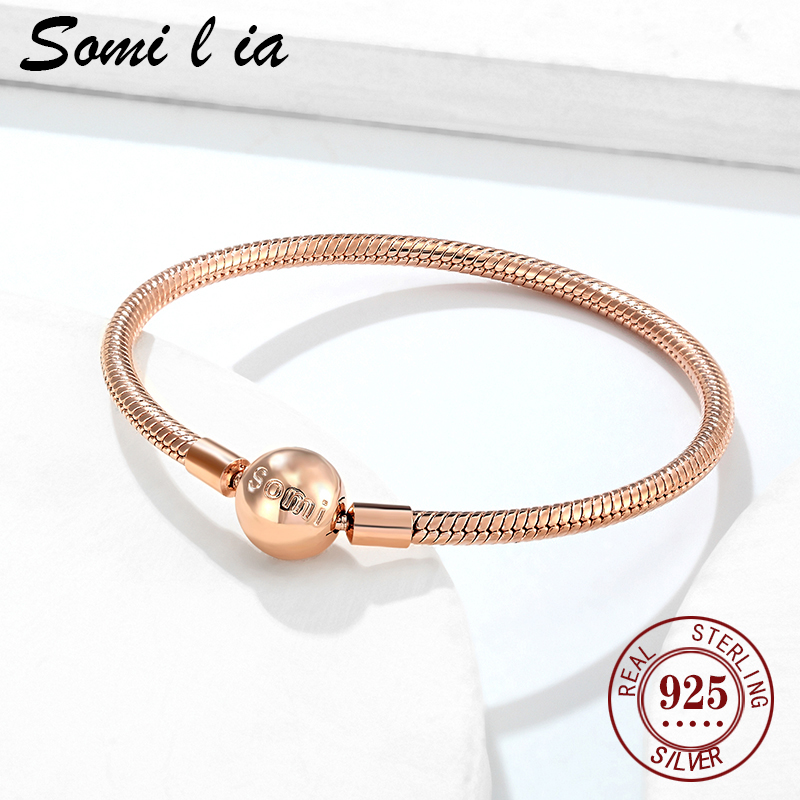 Body Jewelry Hot - SOMILIA-Bracelet en os de serpent et