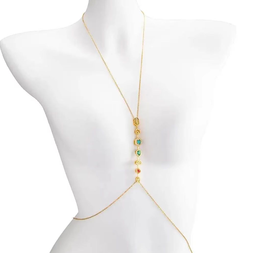 Body Jewelry Chain - Chaîne de corps PuRui exquise en