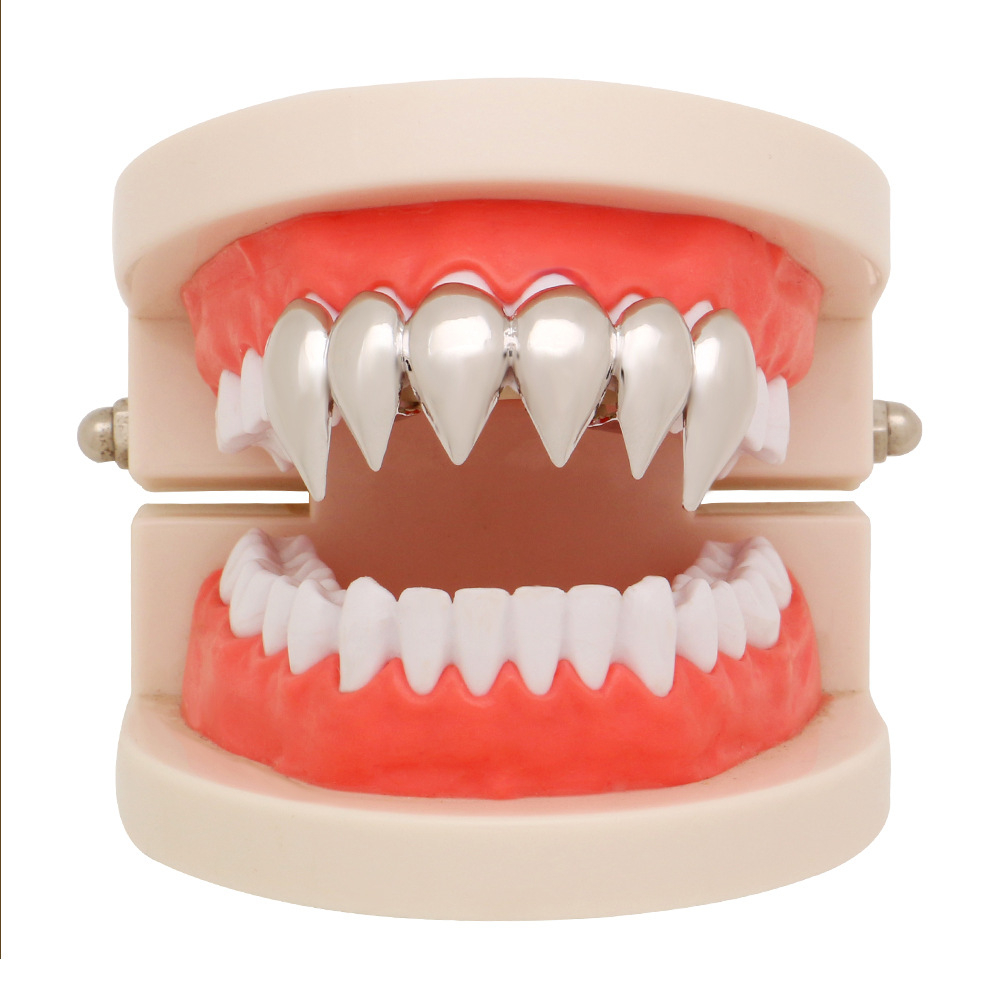 Body Jewelry Brands - Lucky Macny-Vampire Sharp btGrills, New Silver