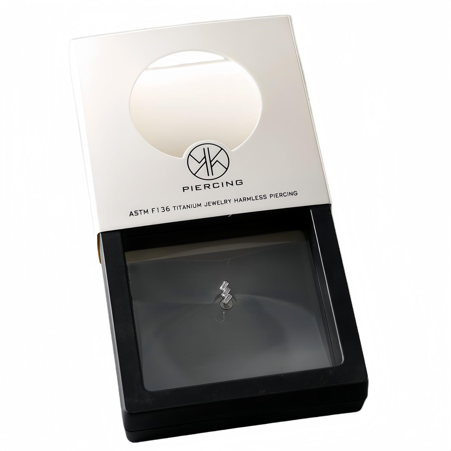 ATSM F136 titane lèvre Zircon  - Body Jewelry Jewelry Box avis et prix