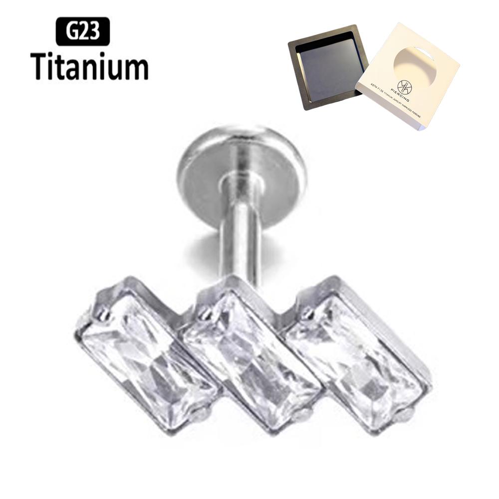 ATSM F136 titane lèvre Zircon  - Body Jewelry Jewelry Box avis et prix
