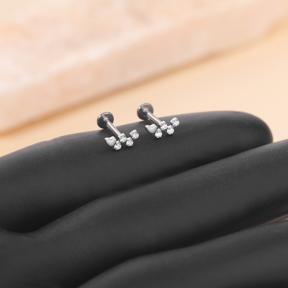 Boucles d'Oreilles en Titane p - Body Jewelry Flat Back avis et prix
