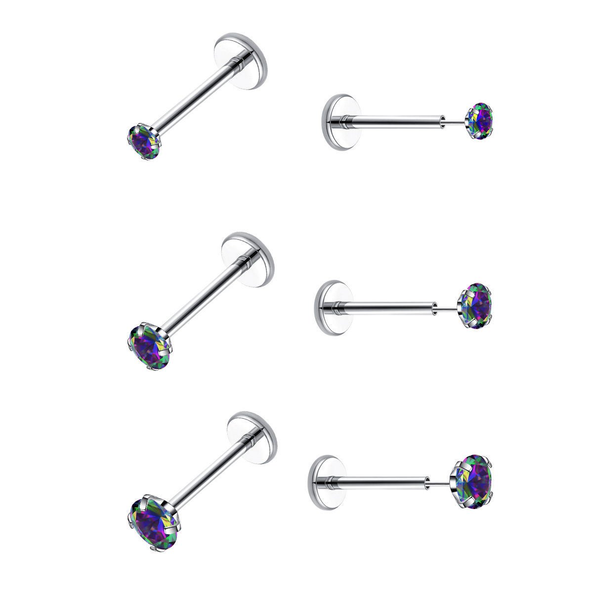 Boucle d'oreille sans fil à do - Body Jewelry Flat Back avis et prix