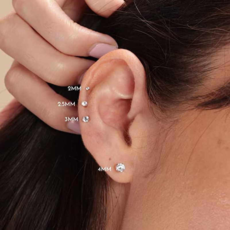 Boucle d'oreille sans fil à do - Body Jewelry Flat Back avis et prix