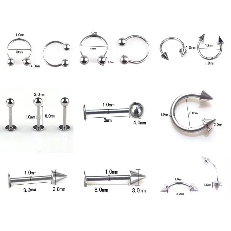 45/80/110 pièces mélange Style - Body Jewelry Jewelry Box avis et prix