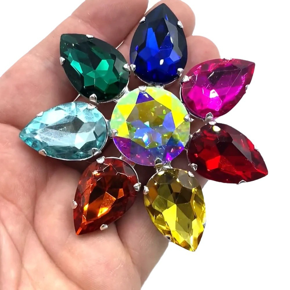 Stonefans-Broches florales sur - Body Jewelry Dubai avis et prix