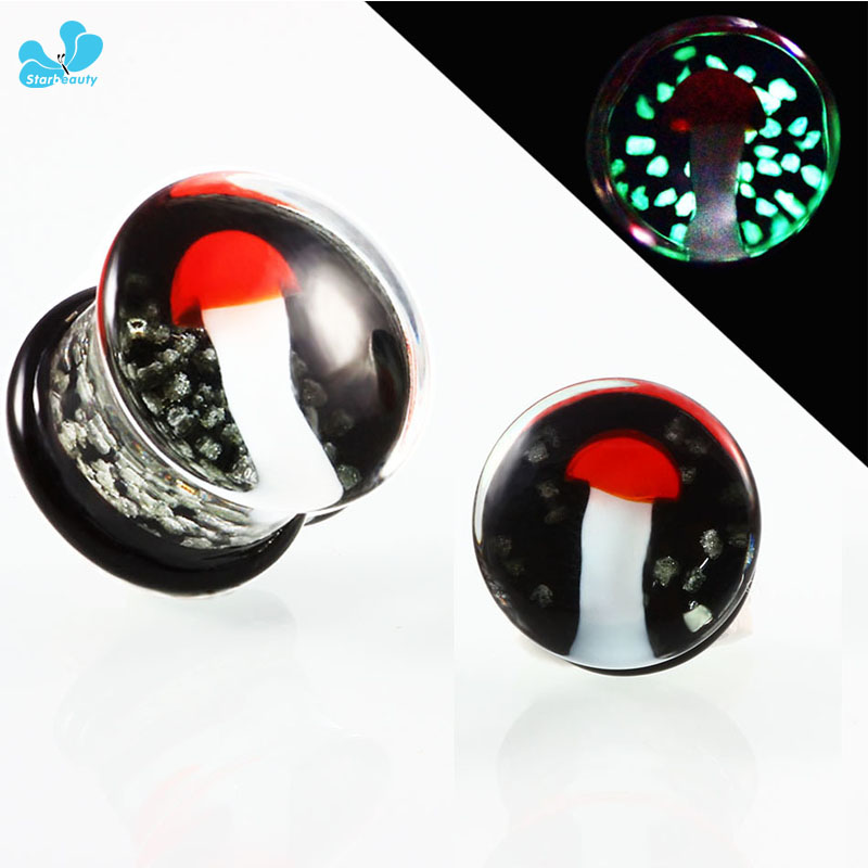 Bouchons d'oreilles en verre,  - Body Jewelry Brands avis et prix