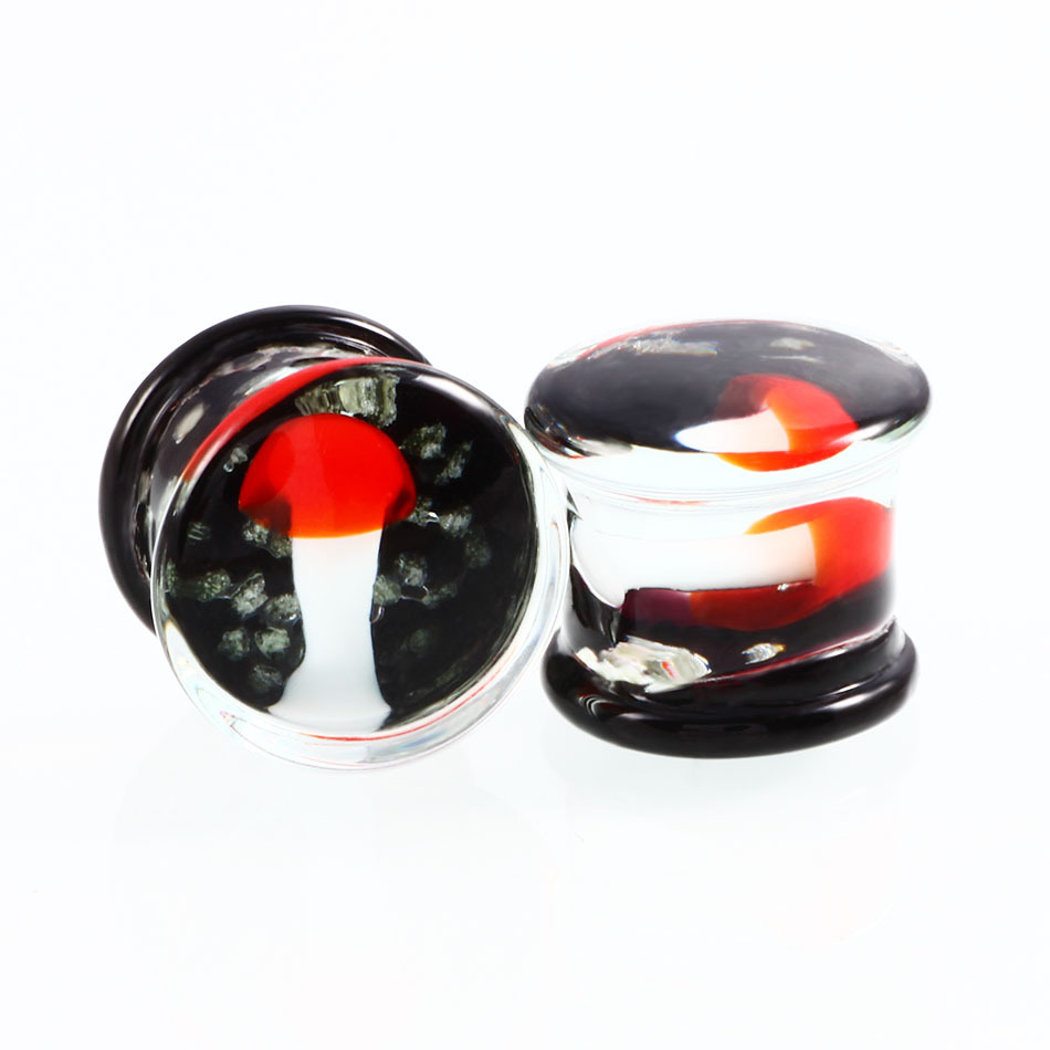 Bouchons d'oreilles en verre,  - Body Jewelry Brands avis et prix
