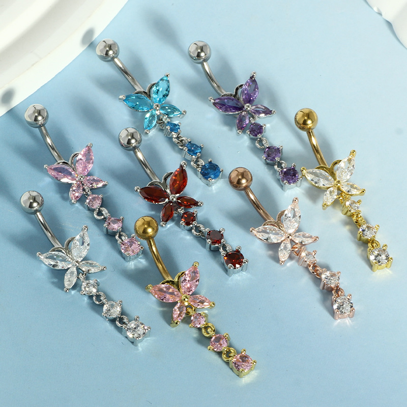 Piercing de nombril en acier i - Body Jewelry Belly Button Rings avis et prix