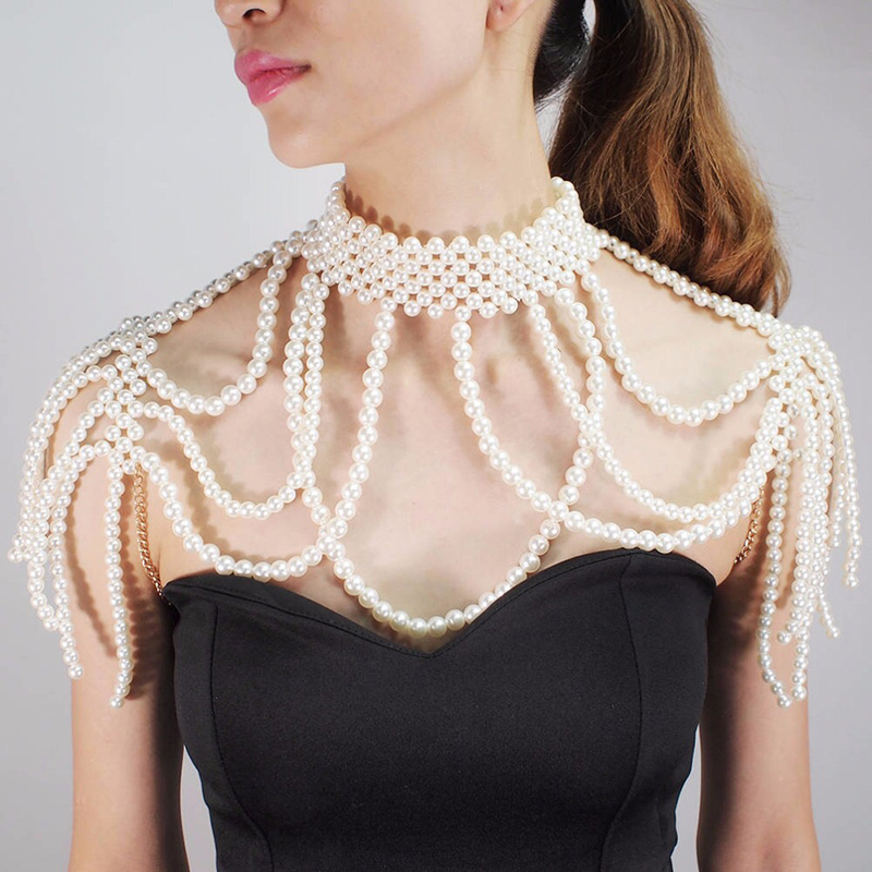 Chaîne d'épaule en perles, bij - Body Jewelry Brands avis et prix