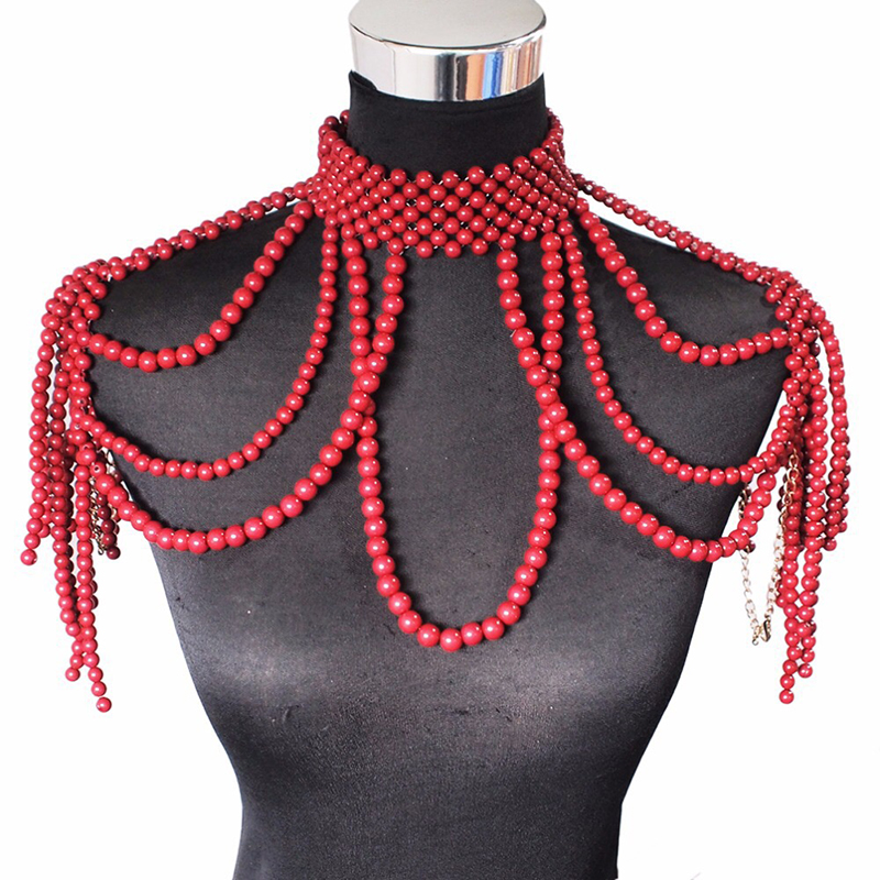 Chaîne d'épaule en perles, bij - Body Jewelry Brands avis et prix