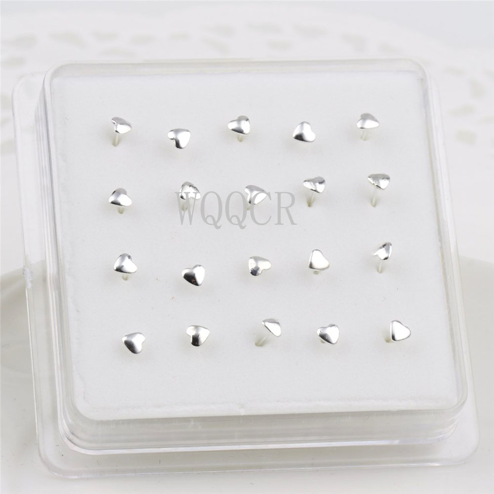 Clous de nez en forme de cœur  - Body Jewelry Jewelry Box avis et prix