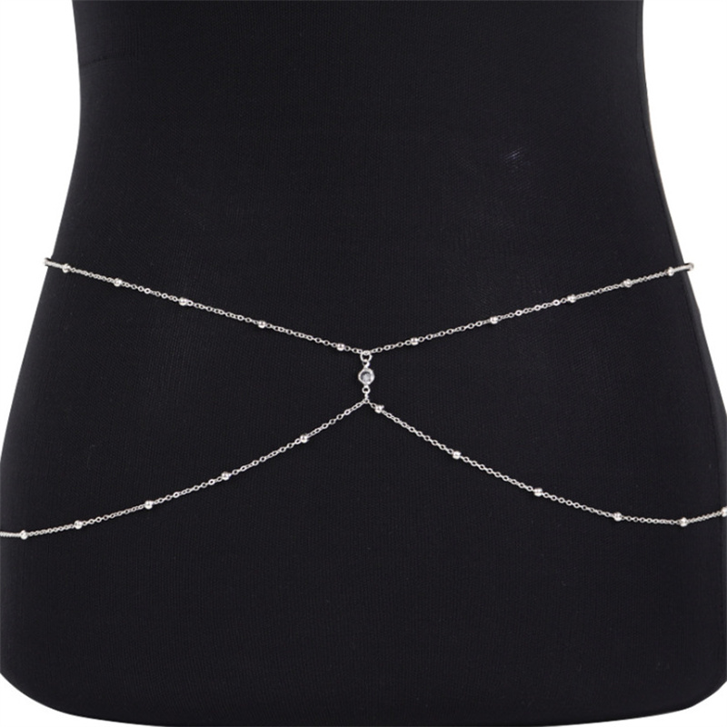 Bijoux de ventre perlés en bis - Body Jewelry Chain avis et prix