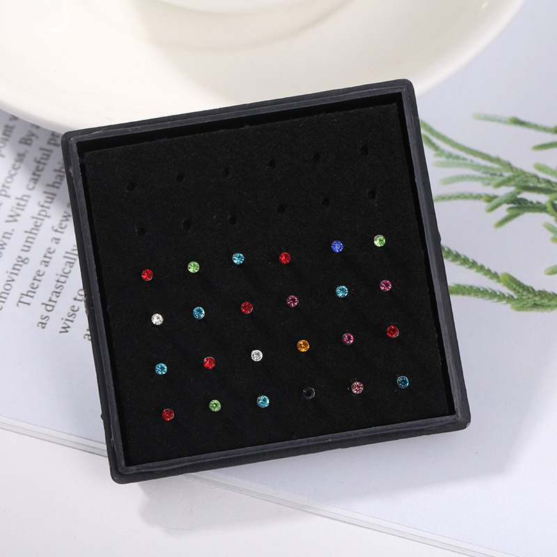 24 pièces/boîte cristal nez an - Body Jewelry Jewelry Box avis et prix