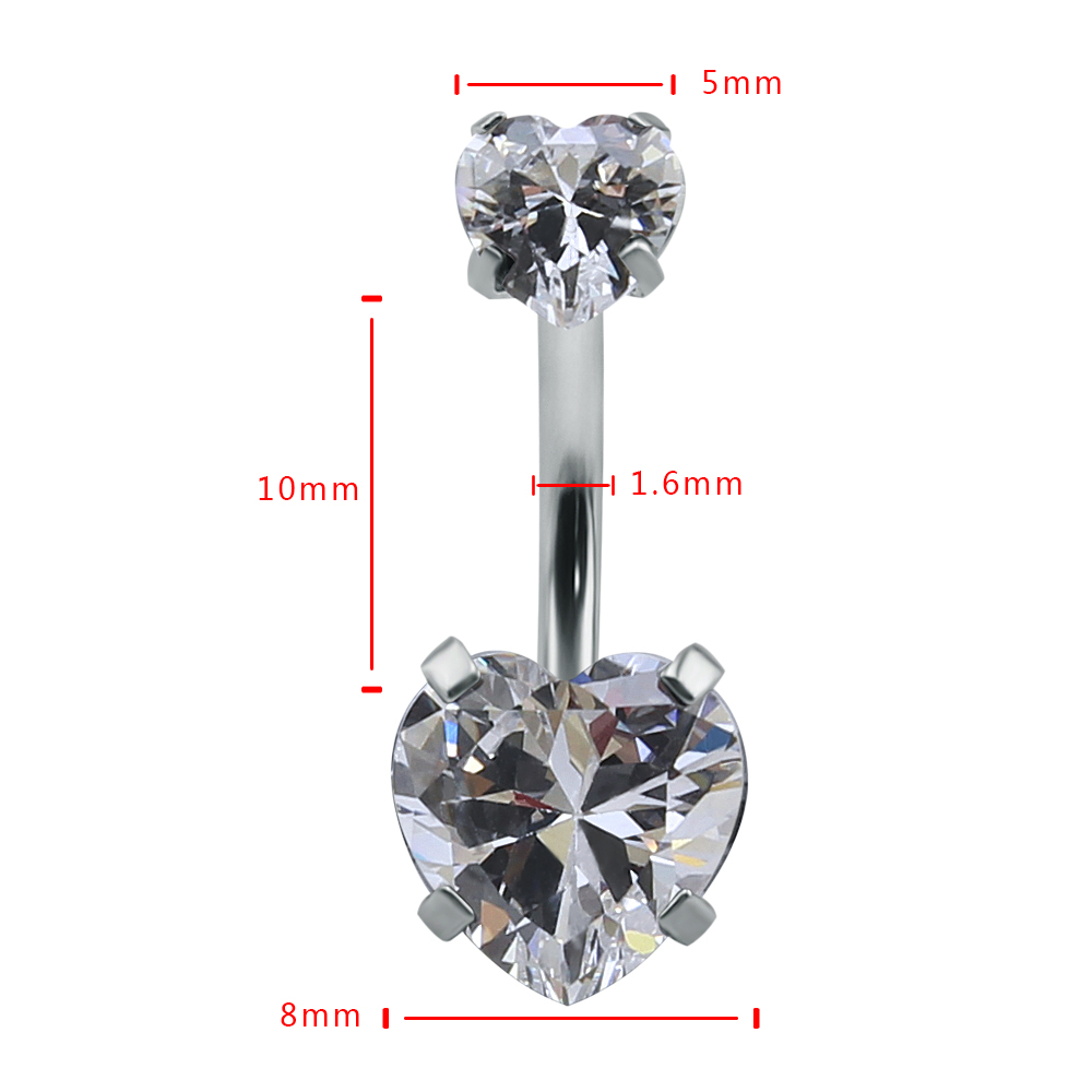 Anneaux de nombril en cristal  - Body Jewelry Hot avis et prix