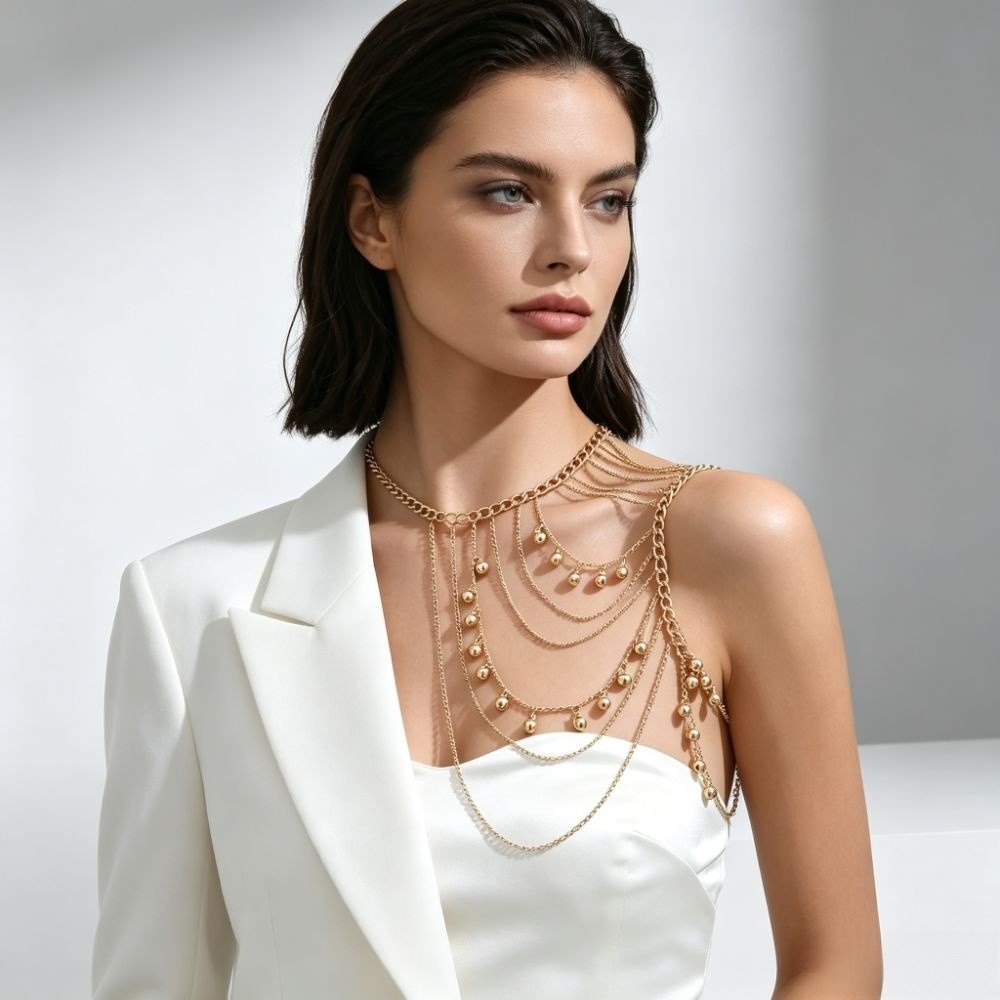 Chaîne de corps multi-couches  - Body Jewelry Hot avis et prix