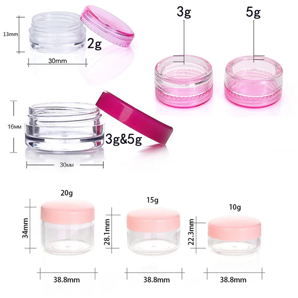 100 Pcs Pots Cosmétiques Vides - Body Jewelry Jewelry Box avis et prix