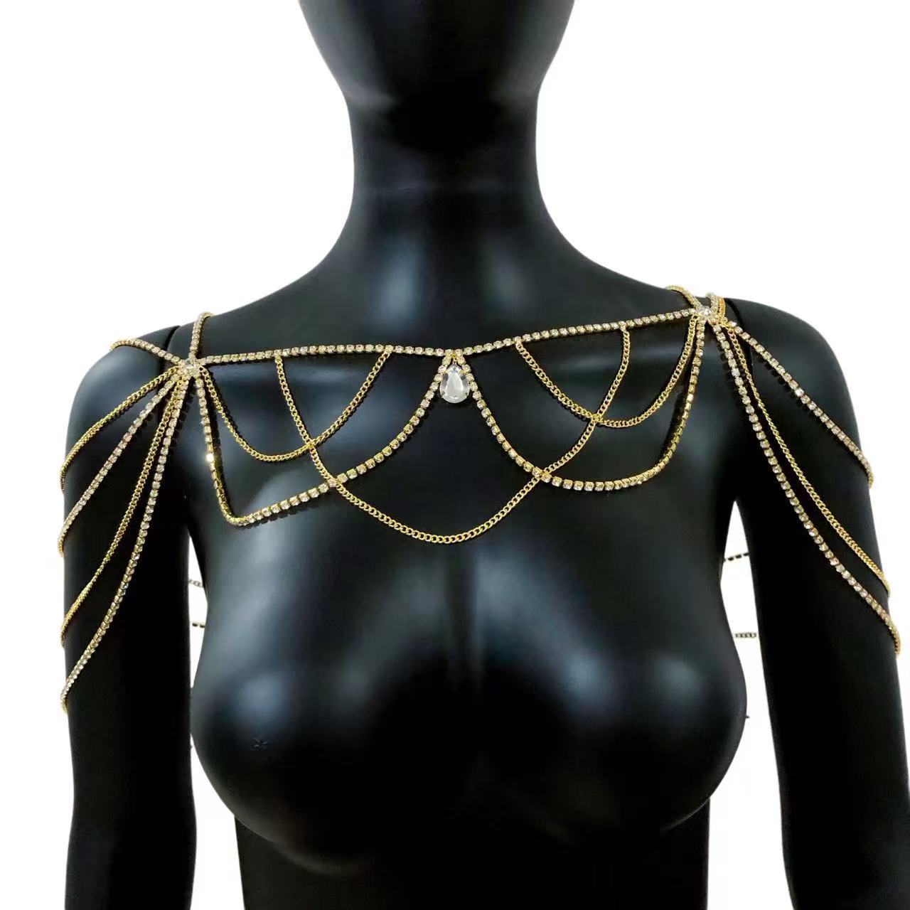 Chaîne d'épaule sexy multicouc - Body Jewelry Hot avis et prix