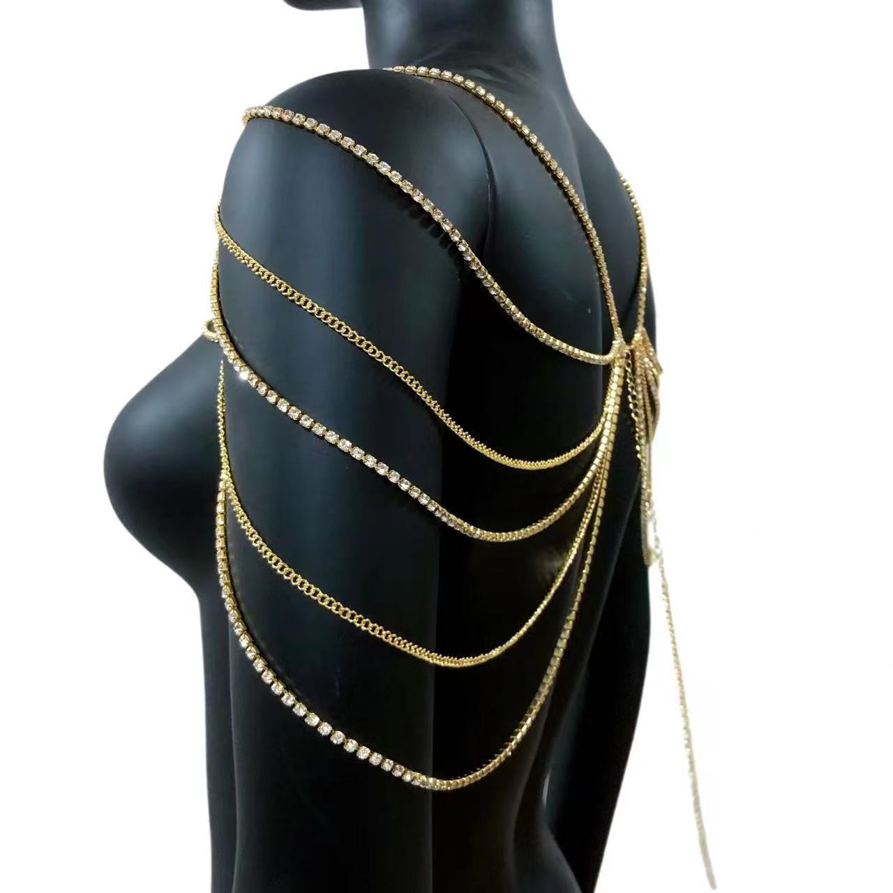 Chaîne d'épaule sexy multicouc - Body Jewelry Hot avis et prix