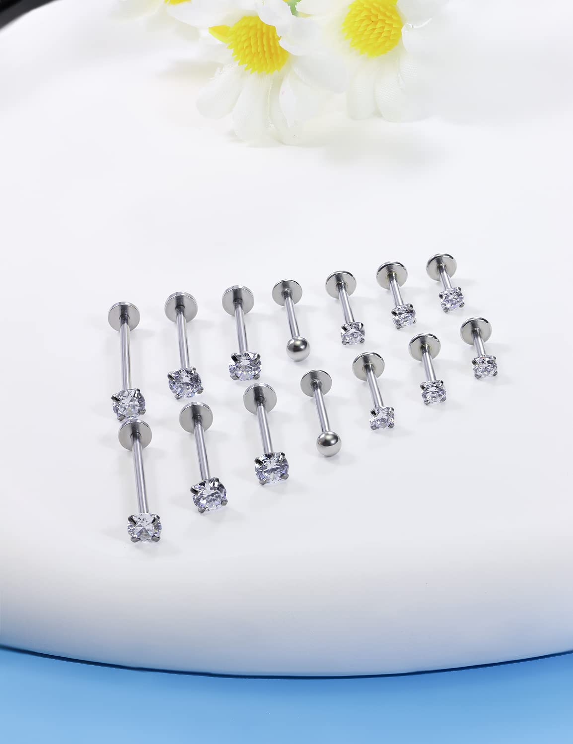 16g différentes tailles flatba - Body Jewelry Flat Back avis et prix