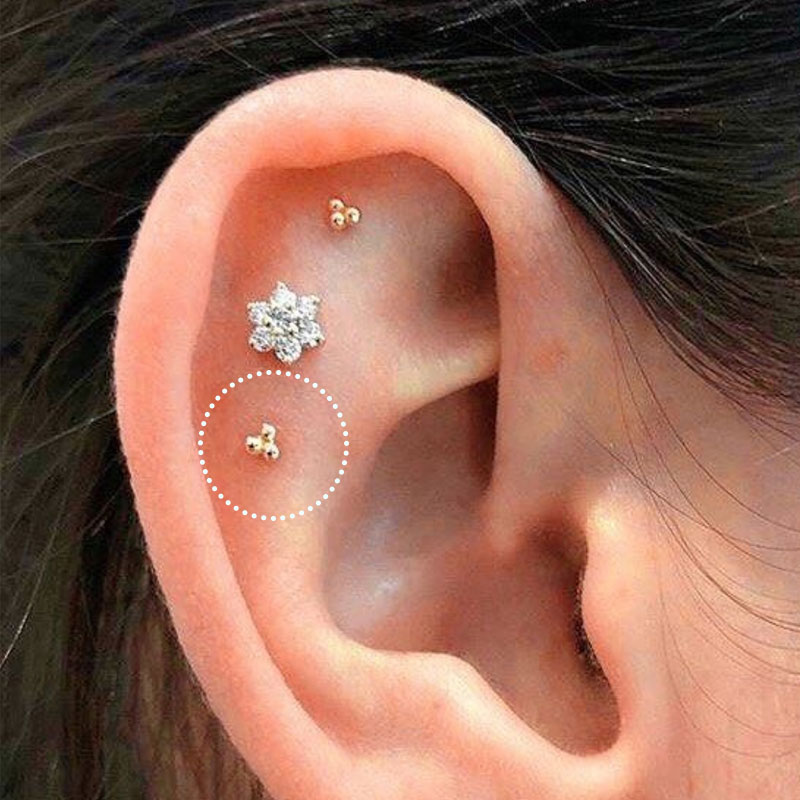 Mini boucles d'oreilles à clou - Body Jewelry Flat Back avis et prix