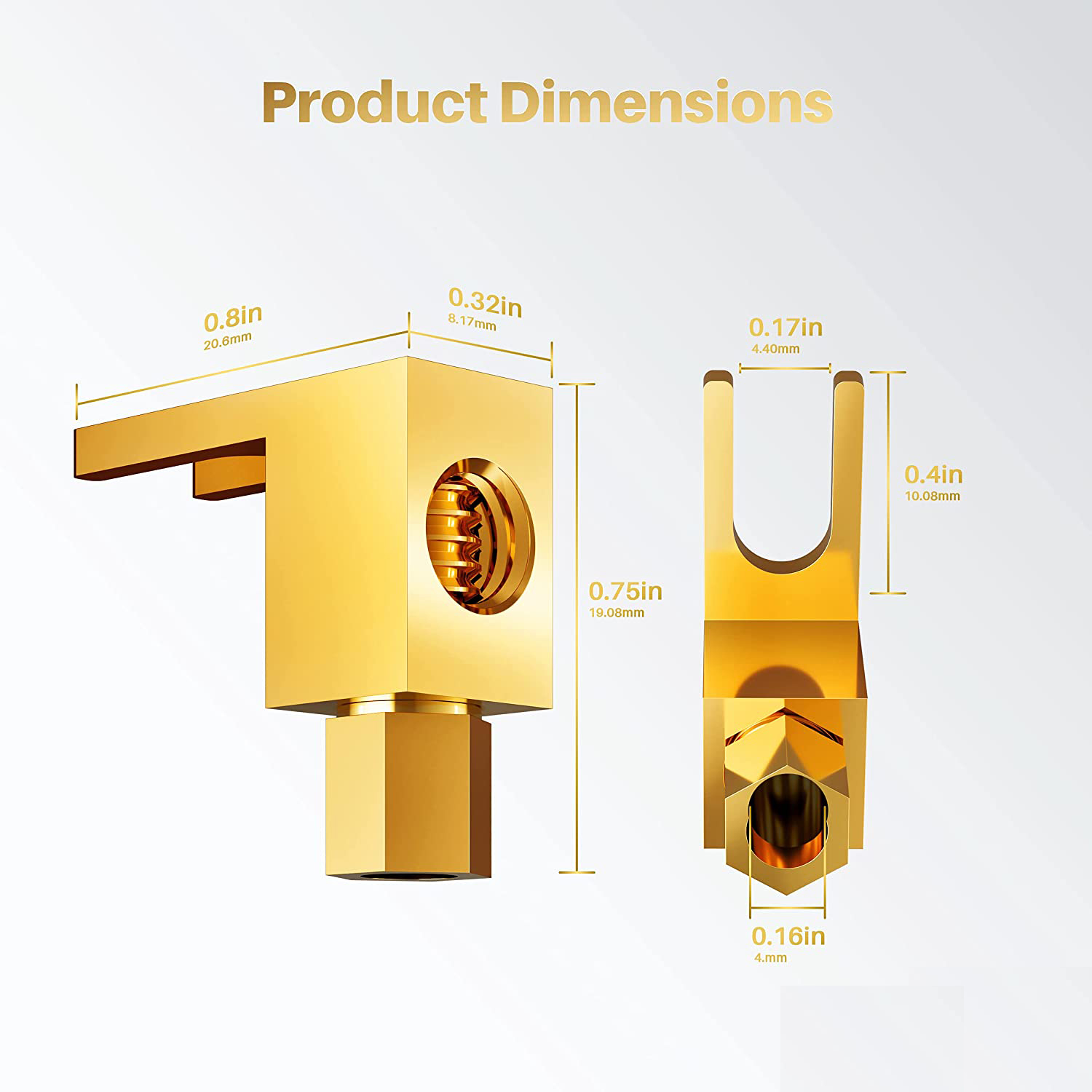 Connecteur de fourche de haut- - Body Jewelry 4 U avis et prix